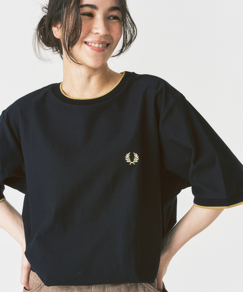 tシャツ FRED PERRY / フレッドペリー417別注 Crepe Pique Tシャツ メンズの画像