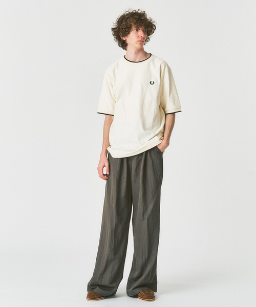 tシャツ FRED PERRY / フレッドペリー417別注 Crepe Pique Tシャツ メンズの画像