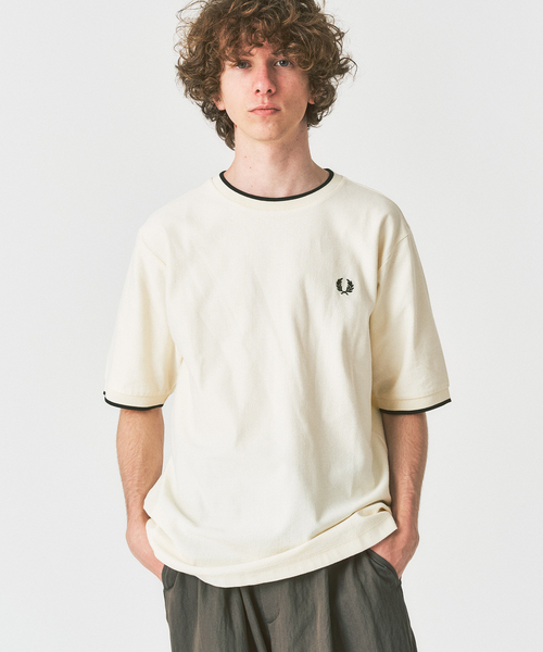 tシャツ FRED PERRY / フレッドペリー417別注 Crepe Pique Tシャツ メンズの画像