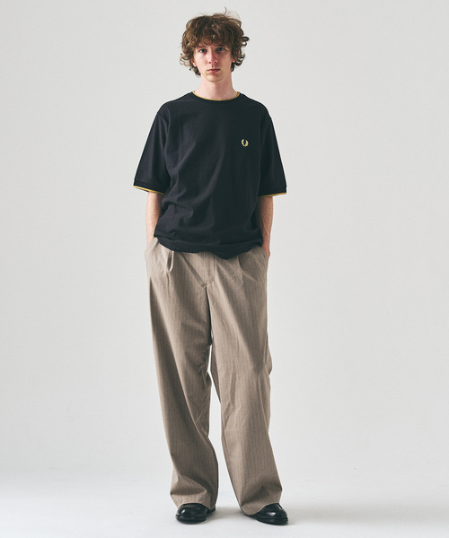 tシャツ FRED PERRY / フレッドペリー417別注 Crepe Pique Tシャツ メンズの画像
