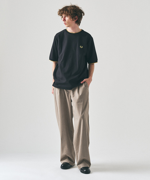 tシャツ FRED PERRY / フレッドペリー417別注 Crepe Pique Tシャツ メンズの画像