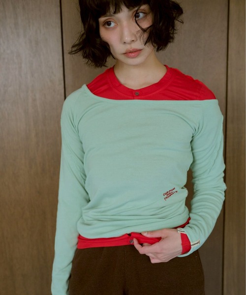 季節の境目に立つワンショルロンT common gull products. common gull products. tシャツ 季節の境目に立つワンショルロンT