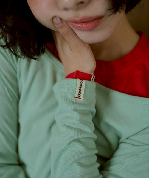 common gull products. tシャツ 季節の境目に立つワンショルロンT