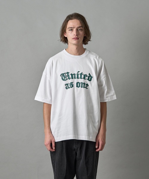 「SLICK」 半袖Tシャツ 2 ブラック メンズ_画像2