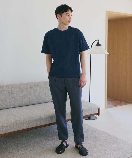 THE SHOP TK パンツ 「LINO FINE」リネンライク イージースラックス