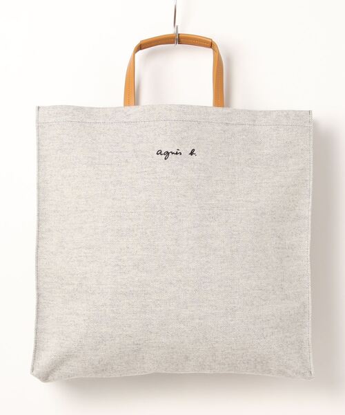 「agnes b.」 ハンドバッグ FREE グレー レディースの画像