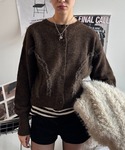 「SHAGGIE」 ニットカーディガン FRE...の詳細画像1