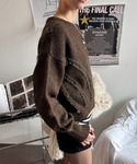 「SHAGGIE」 ニットカーディガン FRE...の詳細画像4