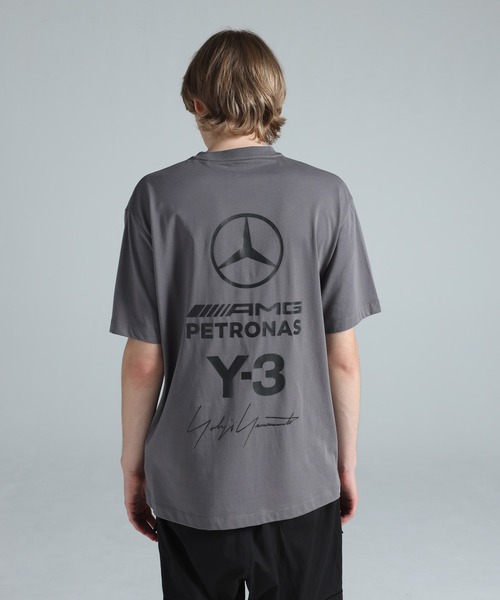 Y-3 tシャツ MERCEDES - AMG PETRONAS FORMULA 1 TEAM LOGO STACK
