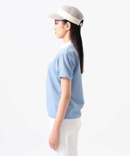 BEAMS GOLF レディース モックネック スウェット グレー BEAMS GOLF（ビームス ゴルフ） トレーナー スウェット ORANGE LABEL