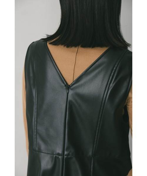 「STYLEMIXER」 サロペットスカート MEDIUM ブラック レディース_画像8