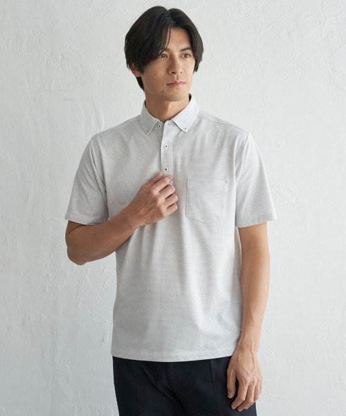 IKKA LOUNGE ポロシャツ 「MonoMax × 小泉孝太郎」アーバンDRY冷感