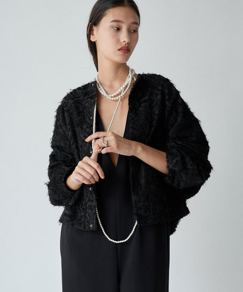 「LOUNGEDRESS」 長袖カットソー FREE ブラック レディースの画像