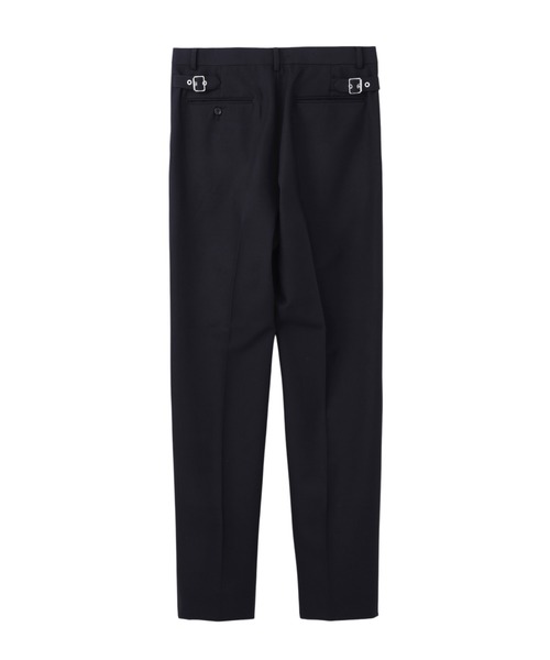 スラックス WOOL DOBBY SIDE STRAP TROUSERS メンズの画像