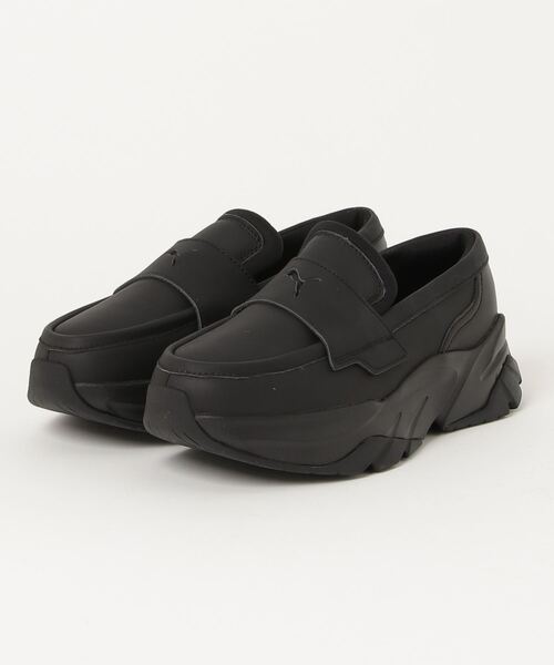「PUMA」 シューズ 23.0cm ブラック レディース