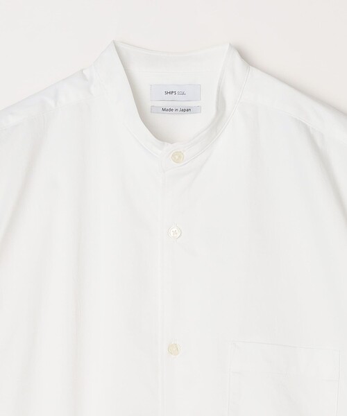 SHIPS any シャツ 半袖 any:「ストレッチ」Primeflex(R) JAPAN MADE