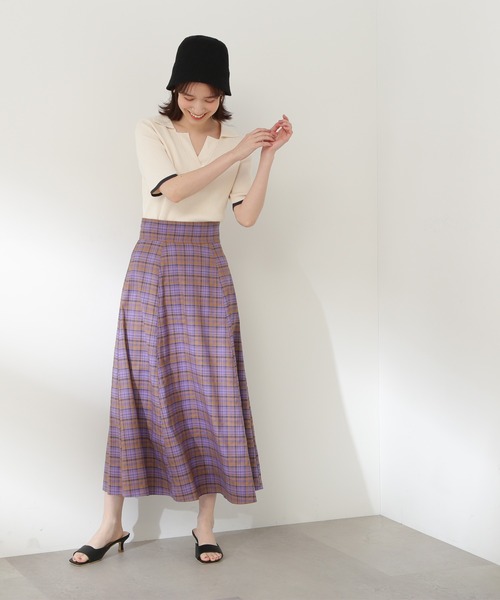 「N.（N. Natural Beauty Basic）」 半袖ニット MEDIUM ネイビー レディース_画像3