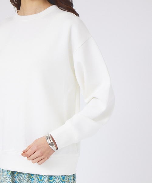 「abahouse mavie」 長袖カットソー フリー グレイッシュブルー レディース_画像9