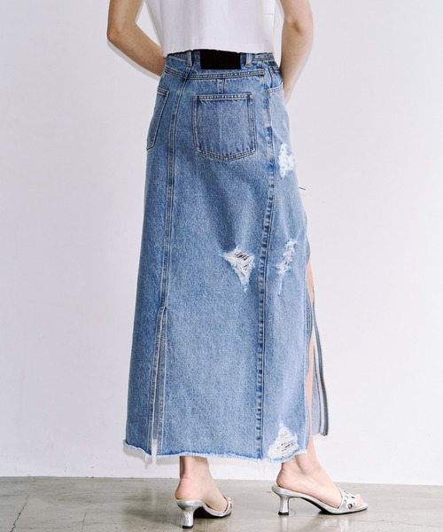 JOSE MOON（ジョゼムーン） スカート ZIP DENIM SKIRT/ジップデニム