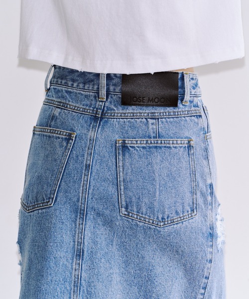 JOSE MOON（ジョゼムーン） スカート ZIP DENIM SKIRT/ジップデニム
