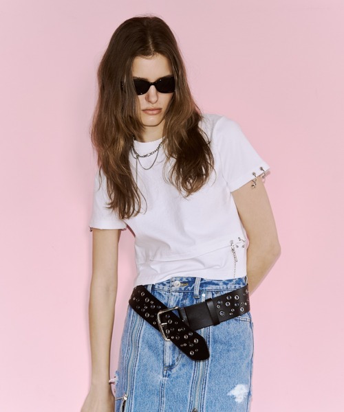 JOSE MOON（ジョゼムーン） スカート ZIP DENIM SKIRT/ジップデニム