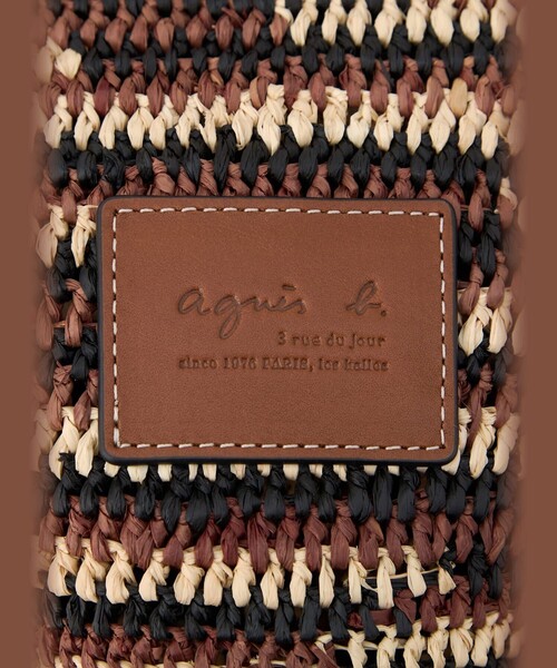 agnes b.（アニエスベー） トートバッグ ラフィア トートバッグ ABX04