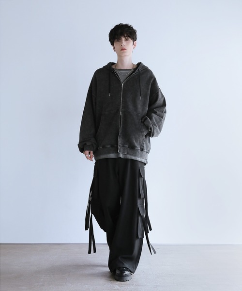 「LILL」 カーゴパンツ S ブラック メンズ_画像7