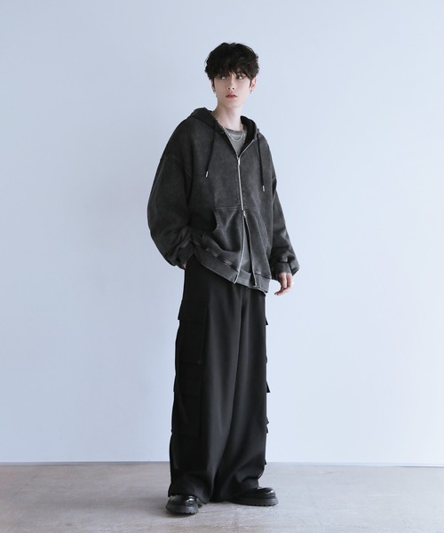 「LILL」 カーゴパンツ S ブラック メンズ_画像9