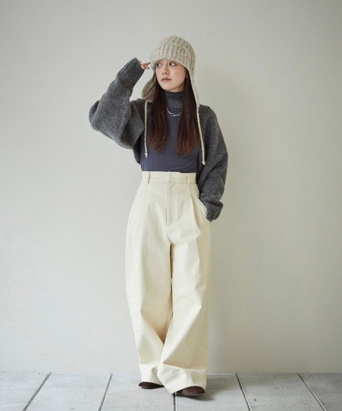 「TODAYFUL」 チノパンツ 36inch キナリ レディース_画像3