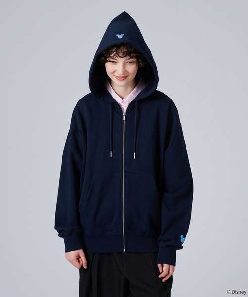 ONCILY（オンシェリー） 「Disney」ジップアップパーカー LARGE
