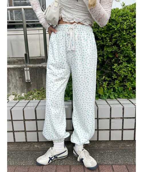 「WC」 スウェットパンツ FREE ホワイト レディース_画像3