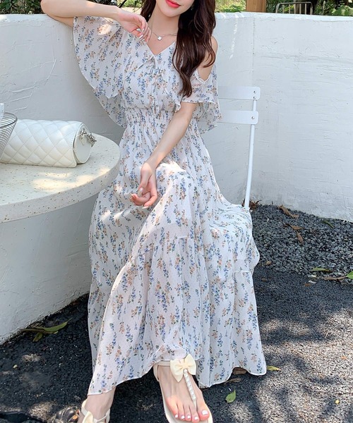「DAY CLOSET」 半袖ワンピース S ベビーピンク レディース_画像4