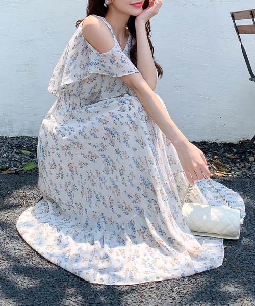 「DAY CLOSET」 半袖ワンピース S ベビーピンク レディース_画像5