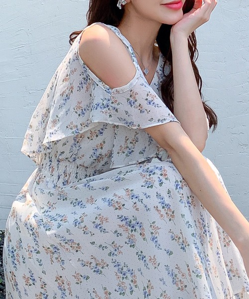 「DAY CLOSET」 半袖ワンピース S ベビーピンク レディース_画像9