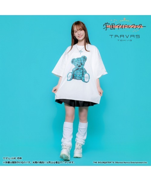 学園アイドルマスター × TRAVAS TOKYO Tシャツ 篠澤広 学マス TRAVAS TOKYO（トラバストーキョー） tシャツ 半袖 「学園アイドル