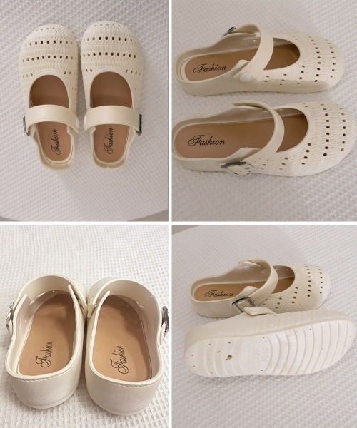 miniministore（ミニミニストア） 厚底 サンダル ミュール 編み込み