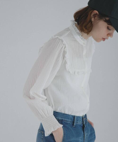 「URBAN RESEARCH Sonny Label」 長袖ブラウス FREE オフホワイト レディース_画像3