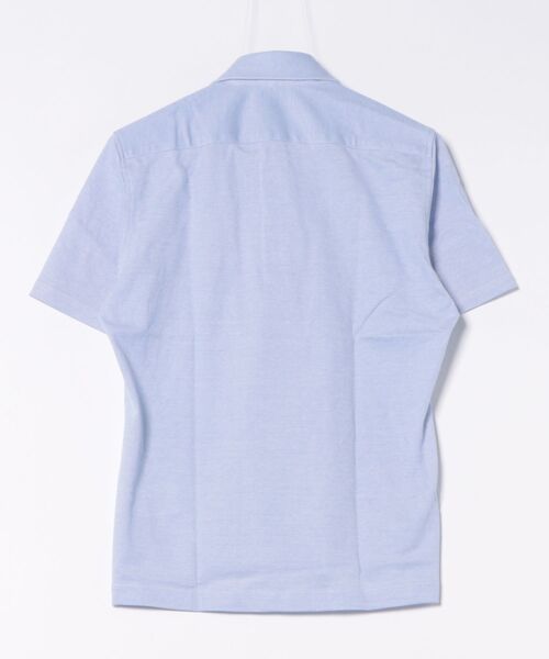 「TOKYO SHIRTS」 半袖ポロシャツ LL サックスブルー メンズ_画像2