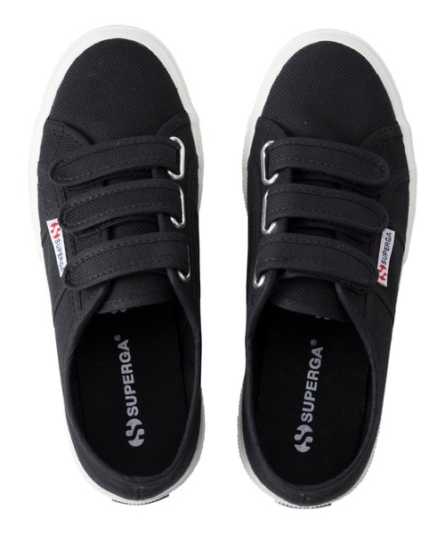 「SUPERGA」 ローカットスニーカー 37 ブラック レディース_画像3