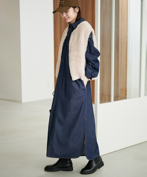 SLOBE IENA（スローブイエナ） シャツワンピース 「シリーズあり