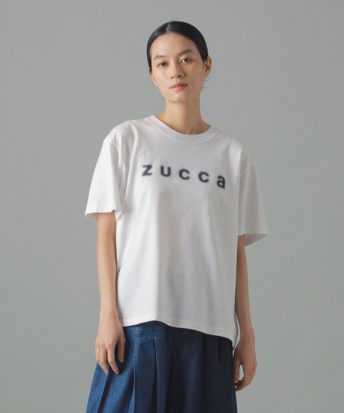 「ZUCCa」 半袖Tシャツ M size グリーン レディース_画像2