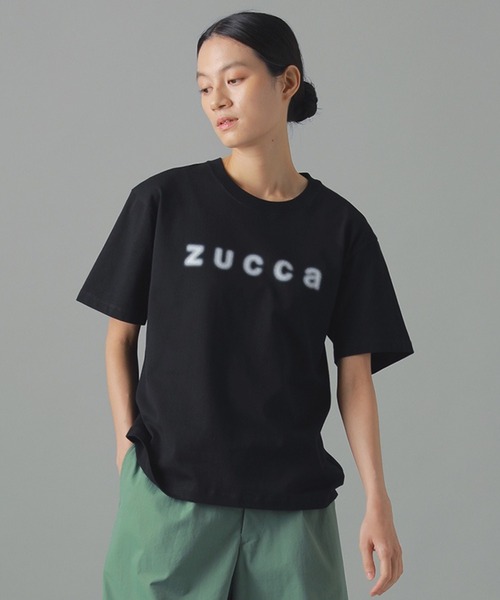 「ZUCCa」 半袖Tシャツ M size グリーン レディース_画像4