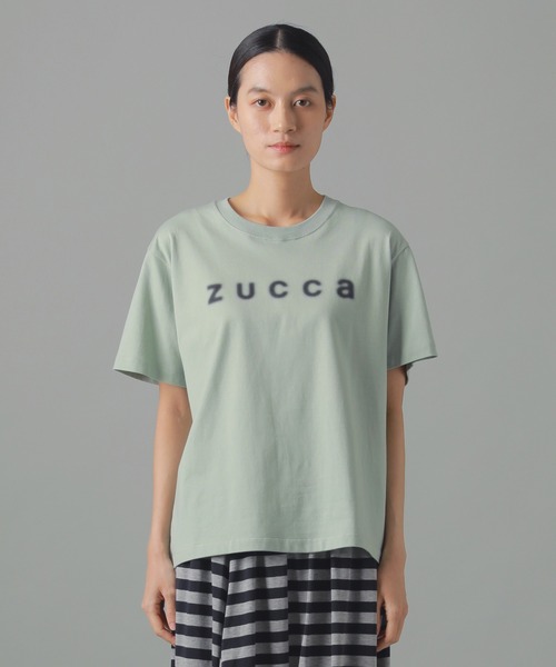 「ZUCCa」 半袖Tシャツ M size グリーン レディース_画像9
