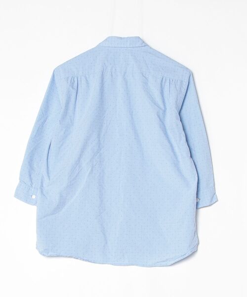 「SHIPS JET BLUE」 7分袖シャツ MEDIUM ブルー メンズ_画像2