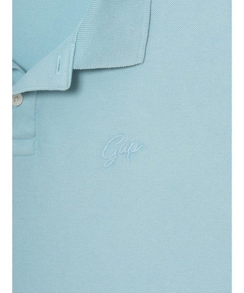 「GAP」 半袖ポロシャツ S ホワイト メンズ_画像4