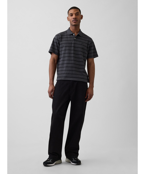 「GAP」 半袖ポロシャツ S ホワイト メンズ_画像5