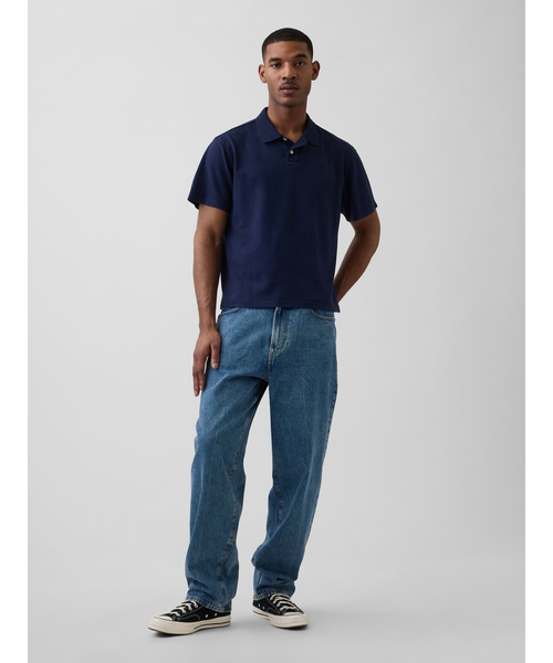 「GAP」 半袖ポロシャツ S ホワイト メンズ_画像7