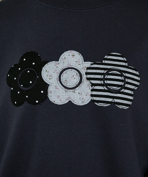 MARY QUANT（マリークヮント） トレーナー スウェット 裏起毛 マリー 