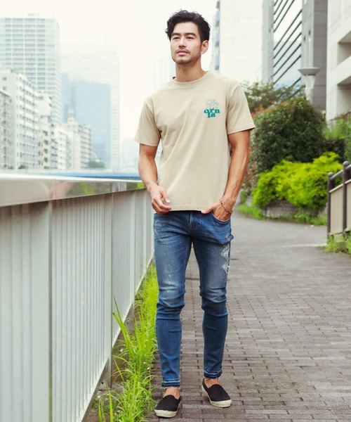 tシャツ USAコットングラフィックプリントTEE S/S メンズ | BAYFLOW | 08