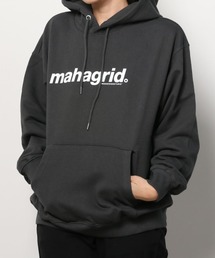 パーカー 「mahagrid/マハグリッド」BASIC LOGO HOODIE/ ベーシックロゴプルオーバーパーカー レディース メンズ mahagrid/マハグリッド』BASIC LOGO HOODIE/ ベーシックロゴプル